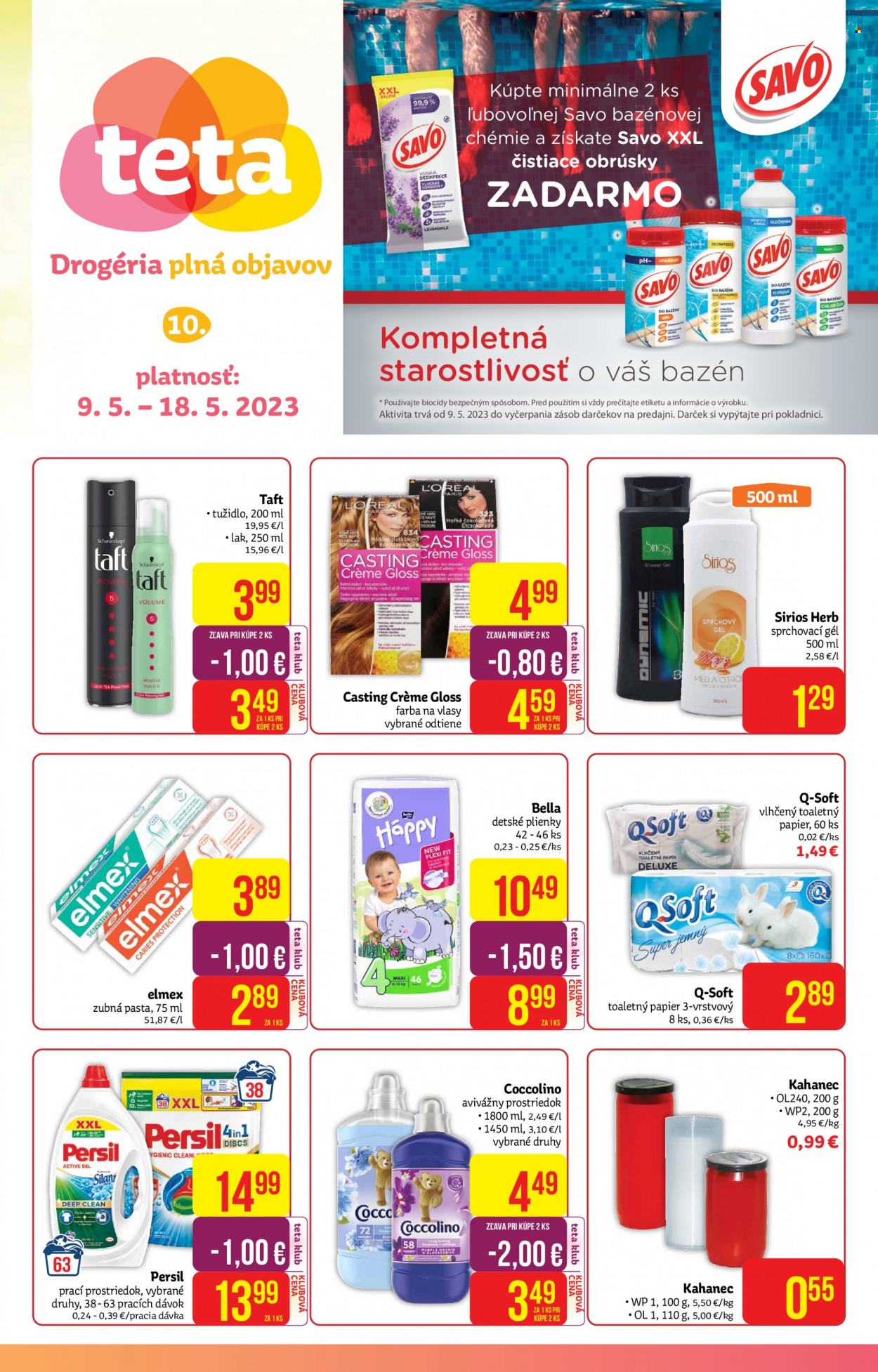 Leták Teta drogerie - 9.5.2023 - 18.5.2023. Strana 1