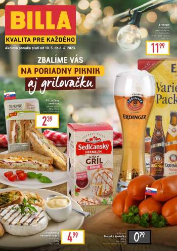 Leták Billa - 10.5.2023 - 6.6.2023.