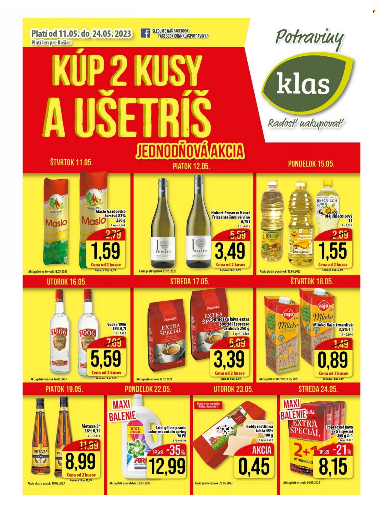 Leták Klas - 11.5.2023 - 24.5.2023. Strana 1