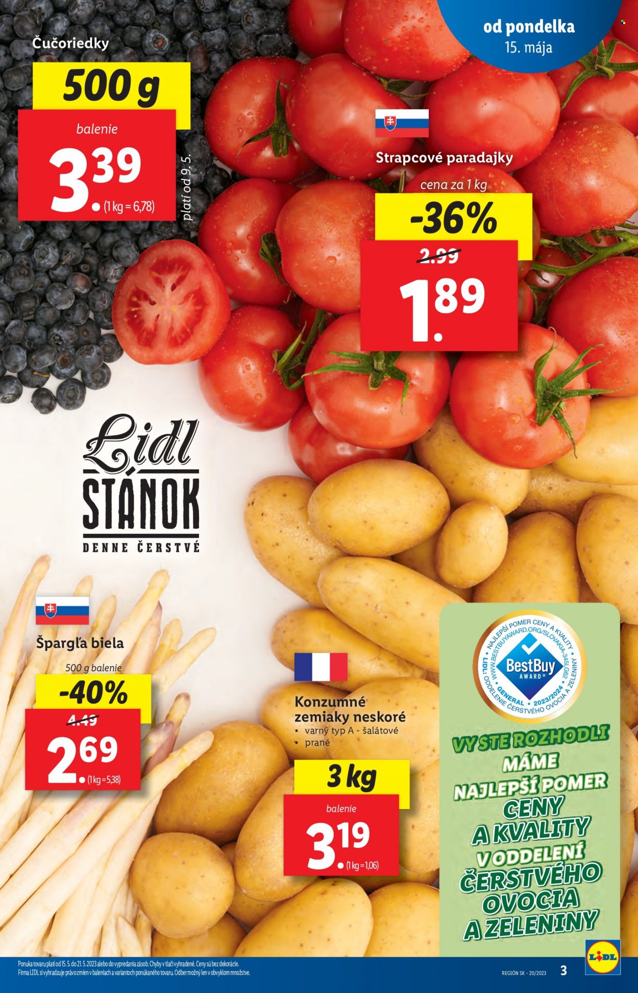 Leták Lidl - 15.5.2023 - 21.5.2023. Strana 3