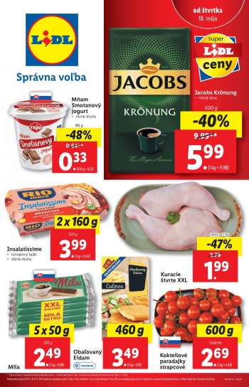 Leták Lidl - 18.5.2023 - 21.5.2023.