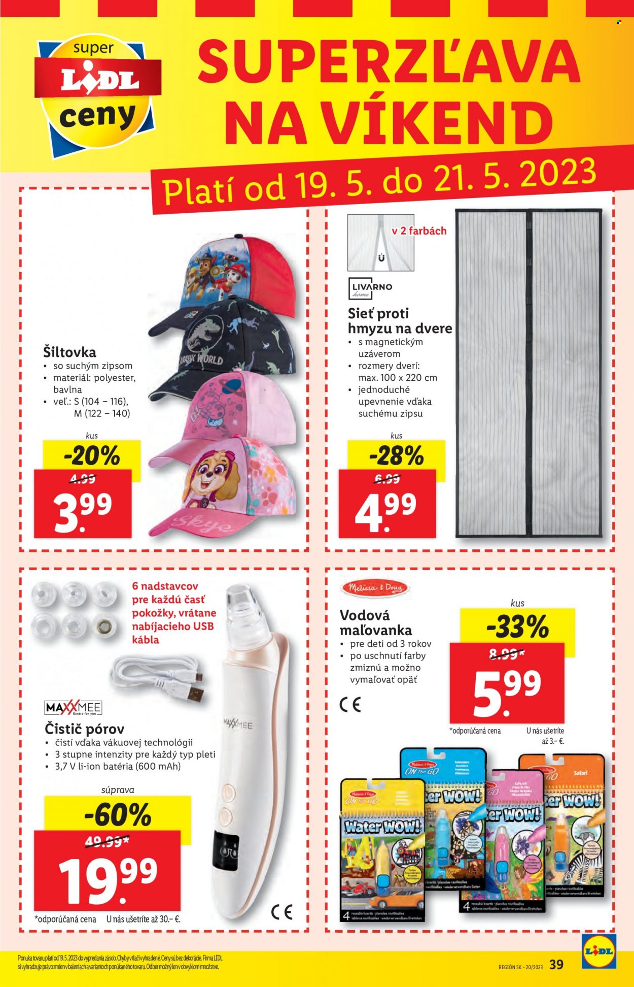 Leták Lidl - 18.5.2023 - 21.5.2023. Strana 39