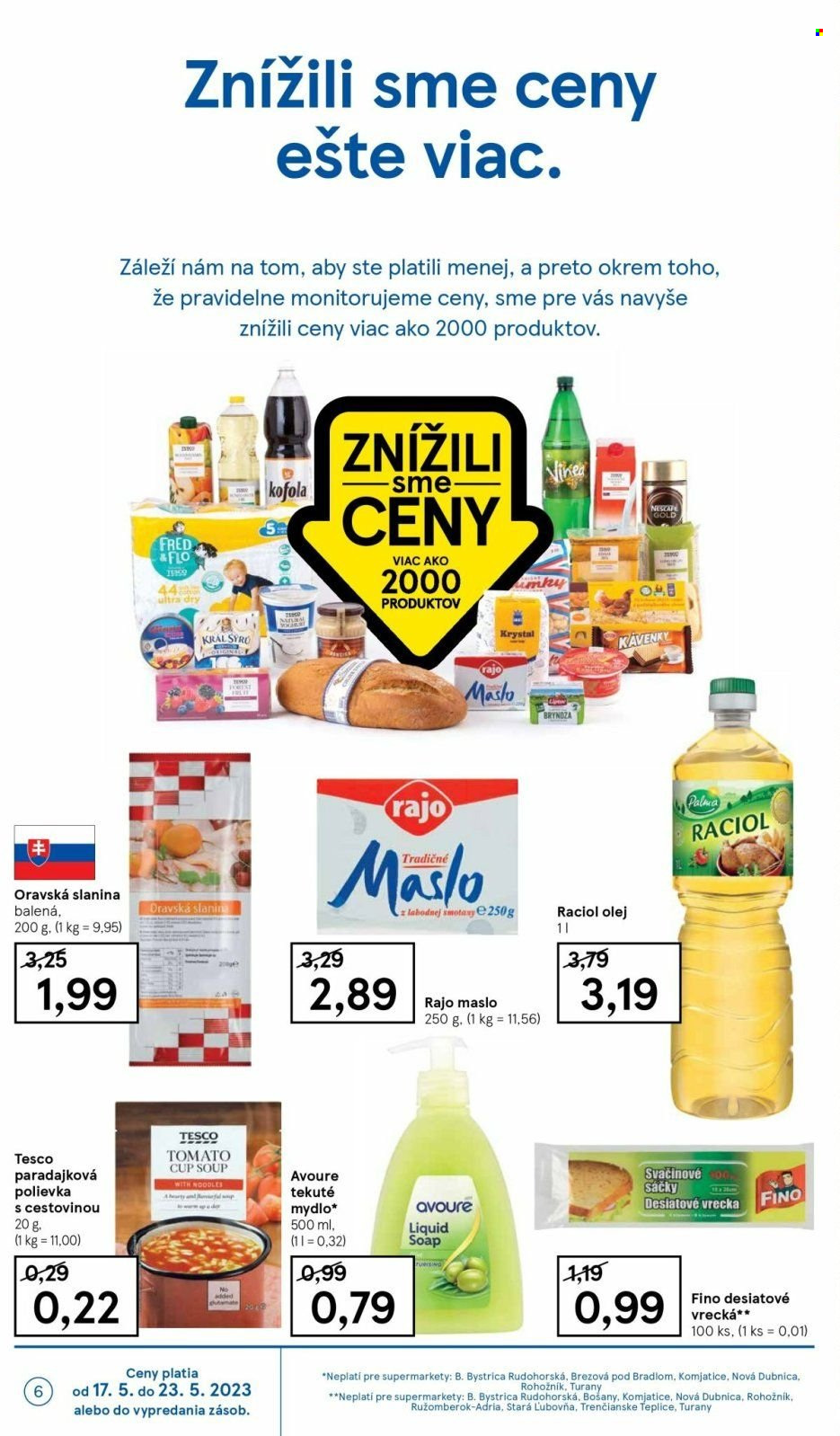 Leták TESCO supermarket - 17.5.2023 - 23.5.2023. Strana 6