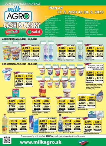 Leták Milk AGRO - 17.5.2023 - 30.5.2023.