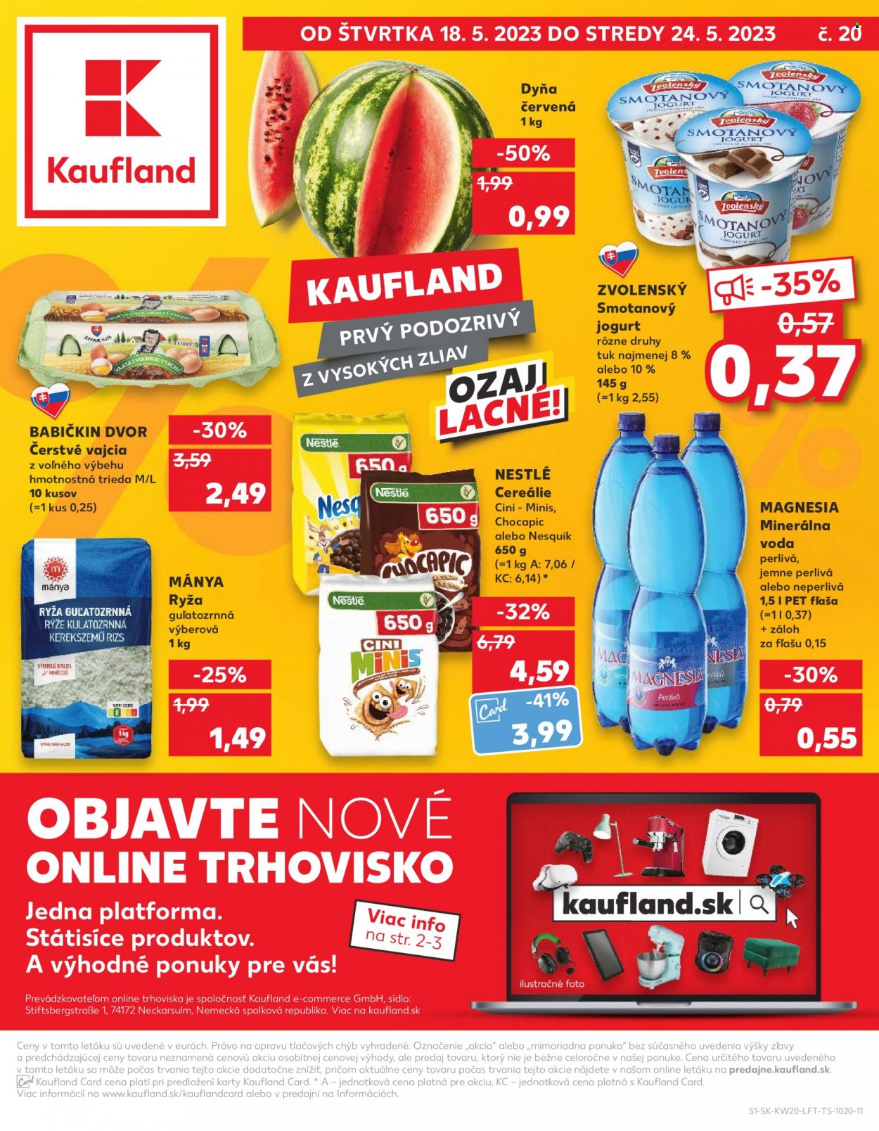 Leták Kaufland - 18.5.2023 - 24.5.2023. Strana 1