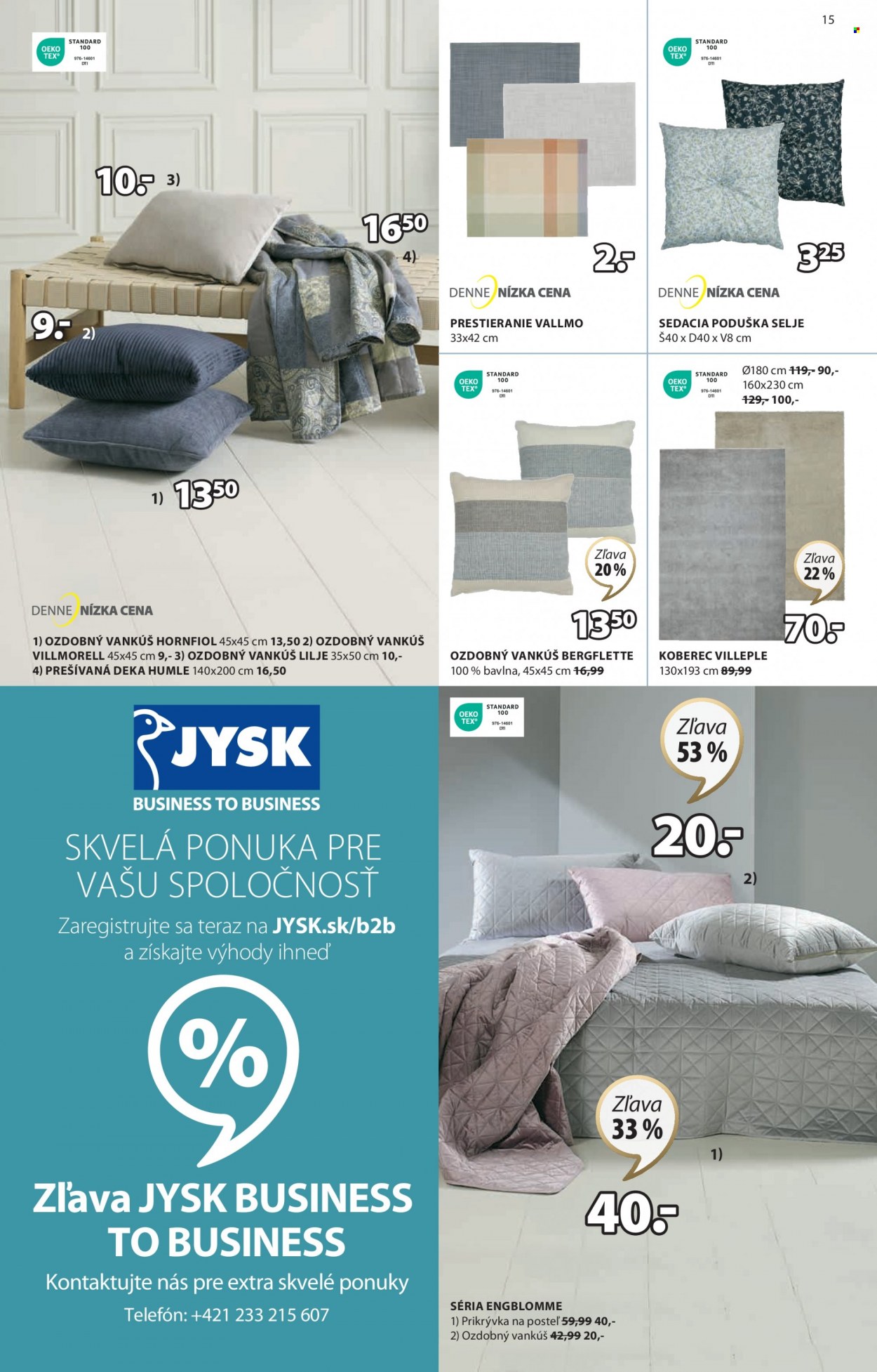 Leták JYSK - 17.5.2023 - 20.6.2023. Strana 15