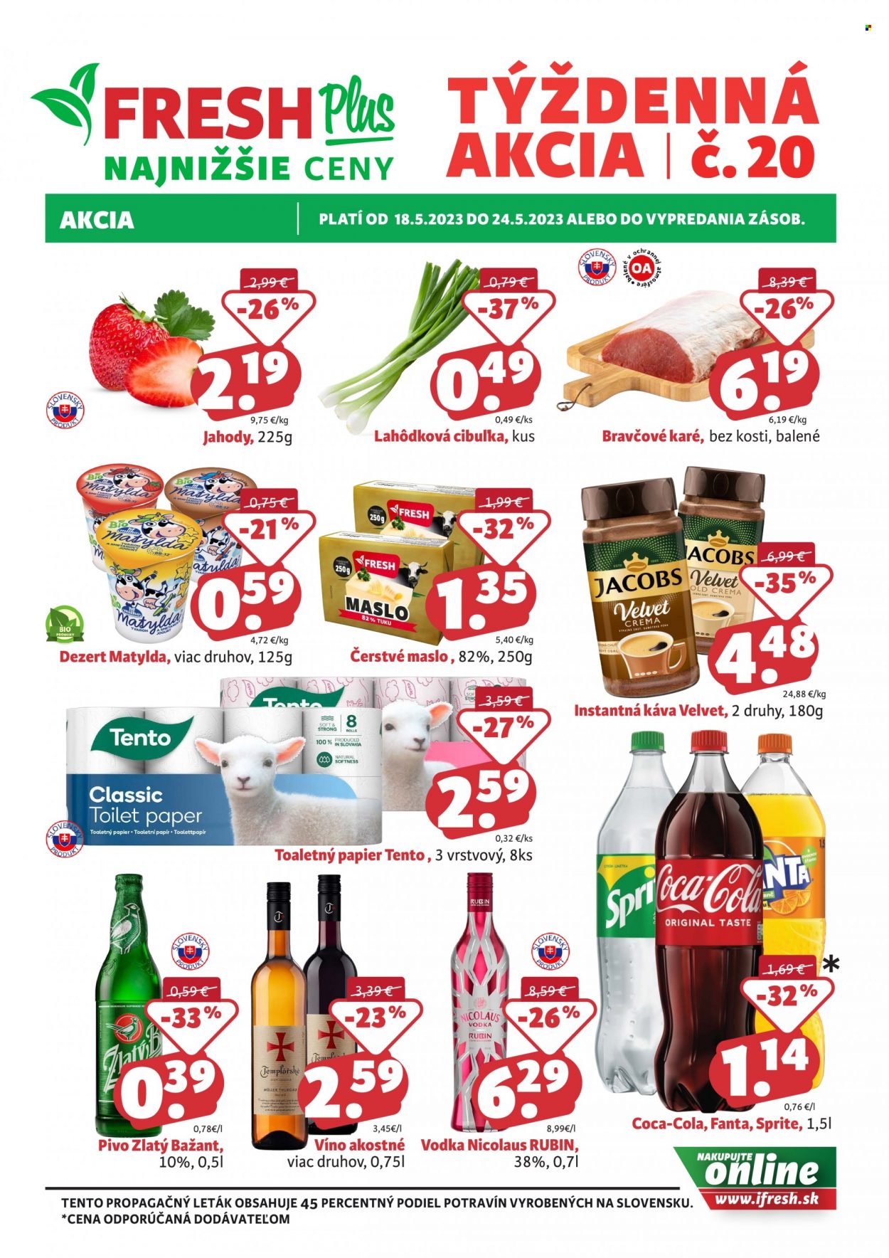 Leták FRESH - 18.5.2023 - 24.5.2023. Strana 1