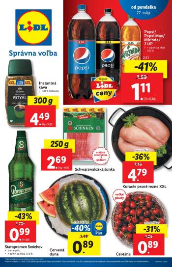 Leták Lidl - 22.5.2023 - 28.5.2023.