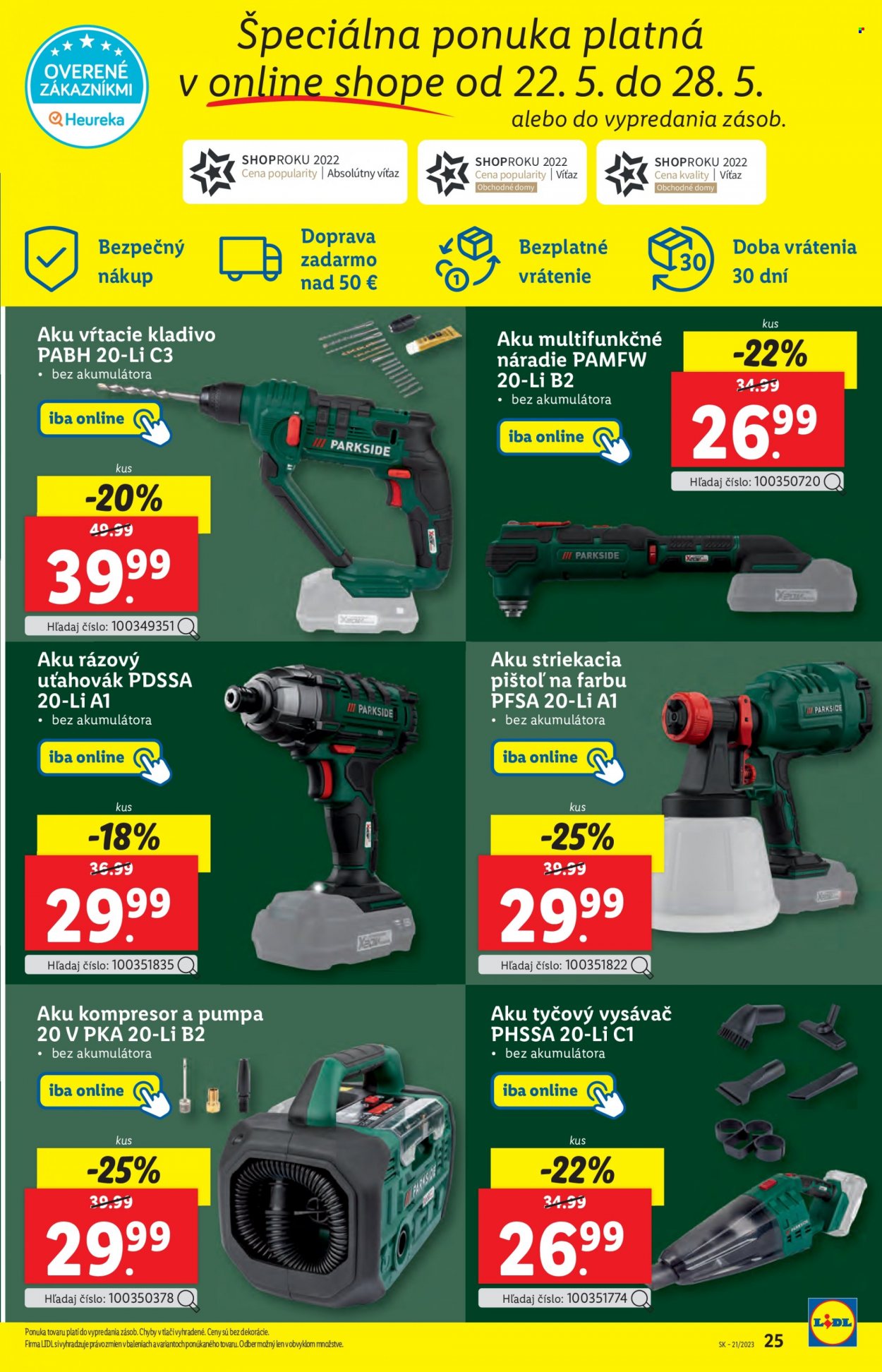 Leták Lidl - 22.5.2023 - 28.5.2023. Strana 25