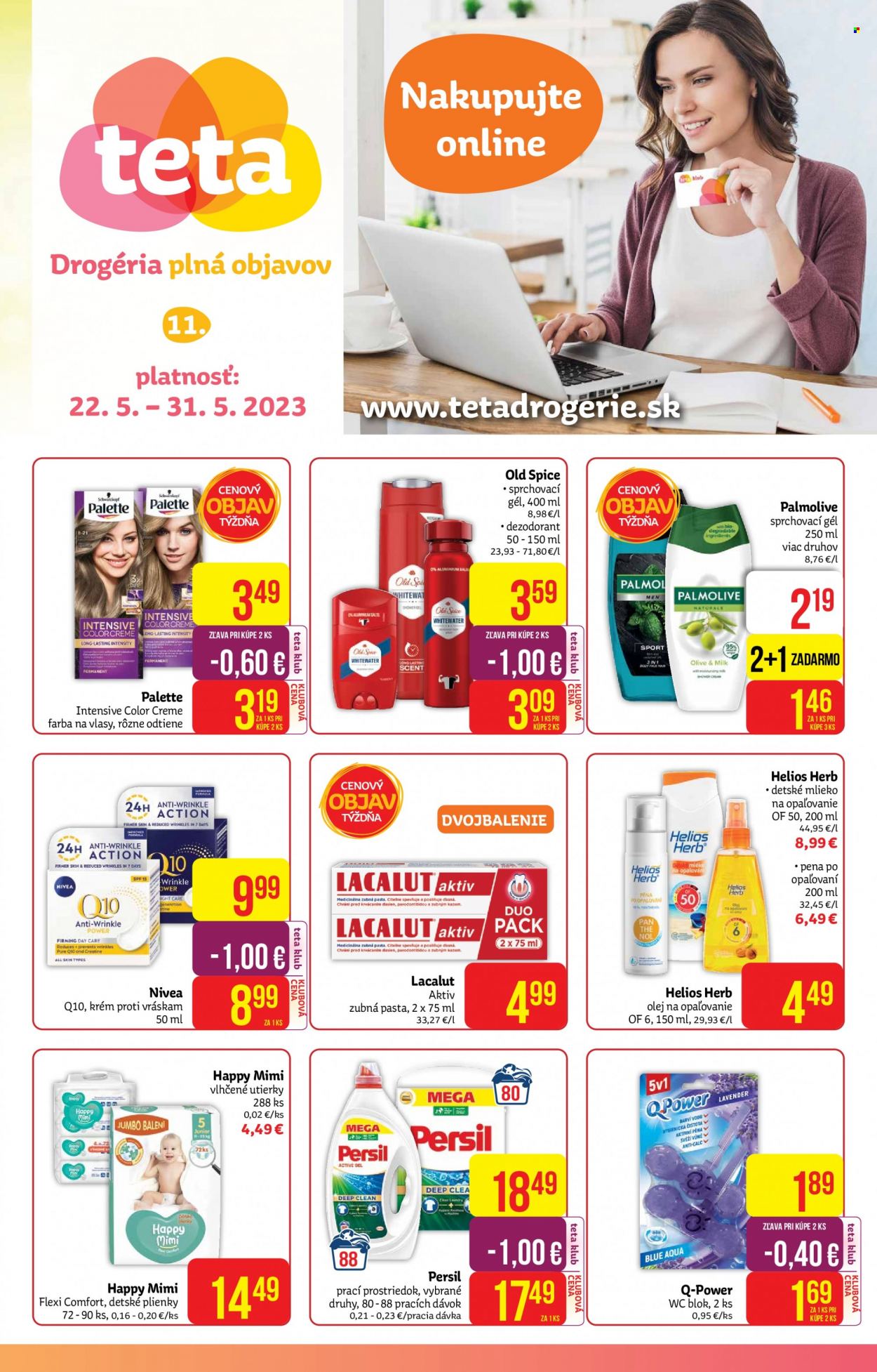 Leták Teta drogerie - 22.5.2023 - 31.5.2023. Strana 1