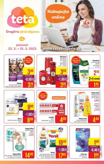 Leták Teta drogerie - 22.5.2023 - 31.5.2023.