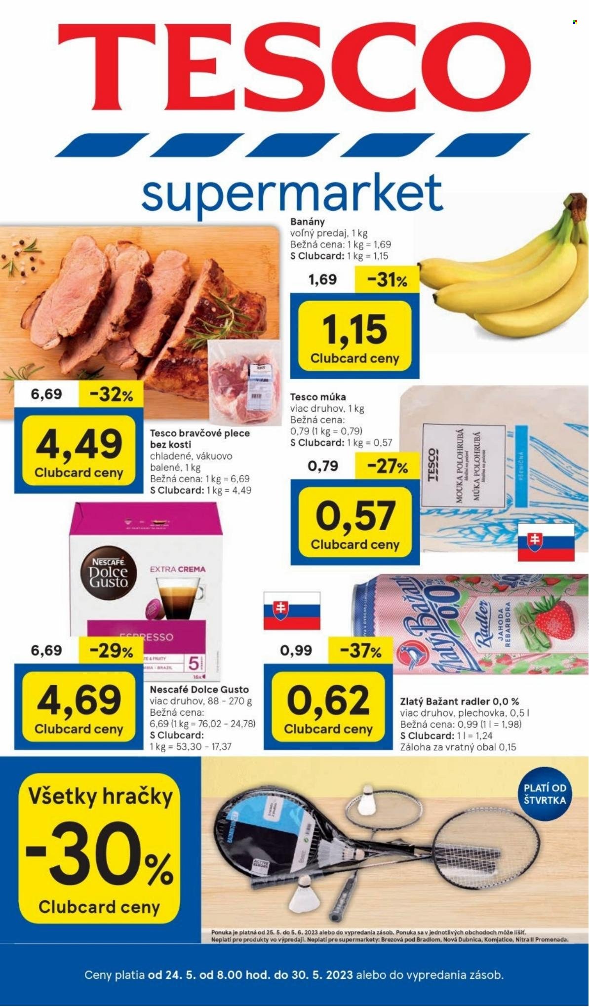 Leták TESCO supermarket - 24.5.2023 - 30.5.2023. Strana 1