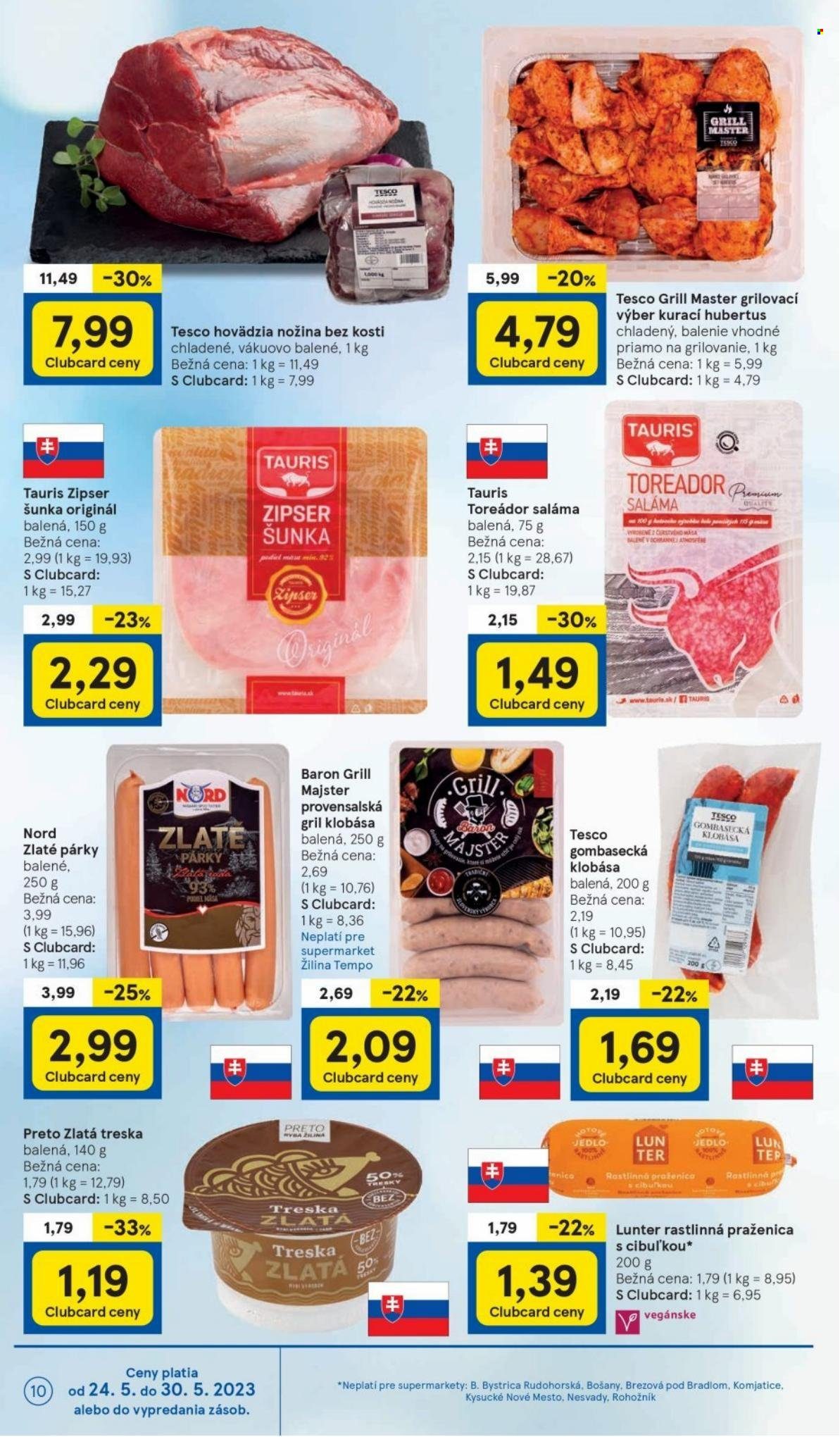 Leták TESCO supermarket - 24.5.2023 - 30.5.2023. Strana 10