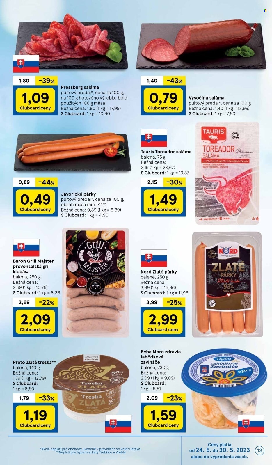 Leták TESCO - 24.5.2023 - 30.5.2023. Strana 13