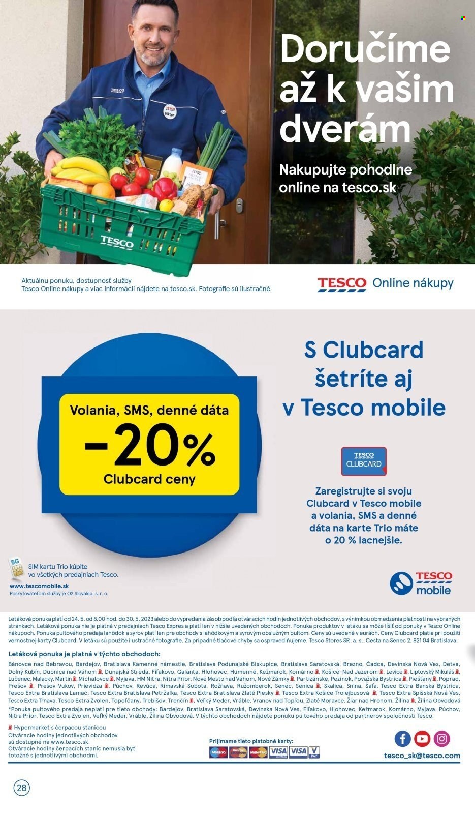 Leták TESCO - 24.5.2023 - 30.5.2023. Strana 28