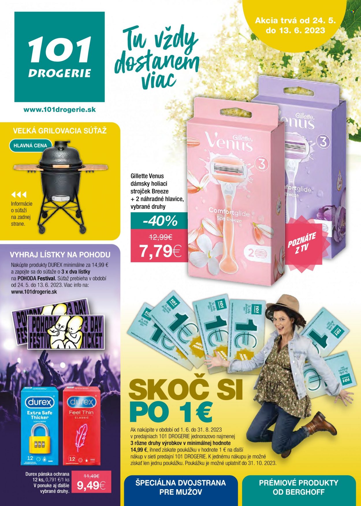 Leták 101 Drogerie - 24.5.2023 - 13.6.2023. Strana 1