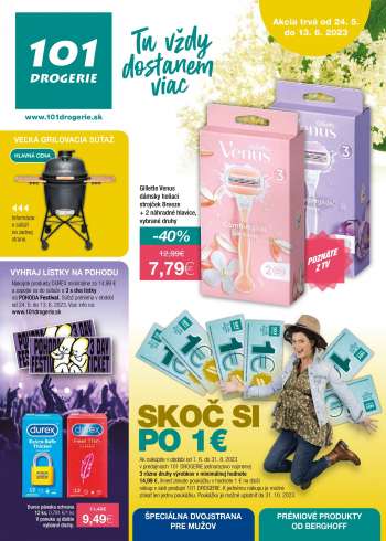 Leták 101 Drogerie - 24.5.2023 - 13.6.2023.