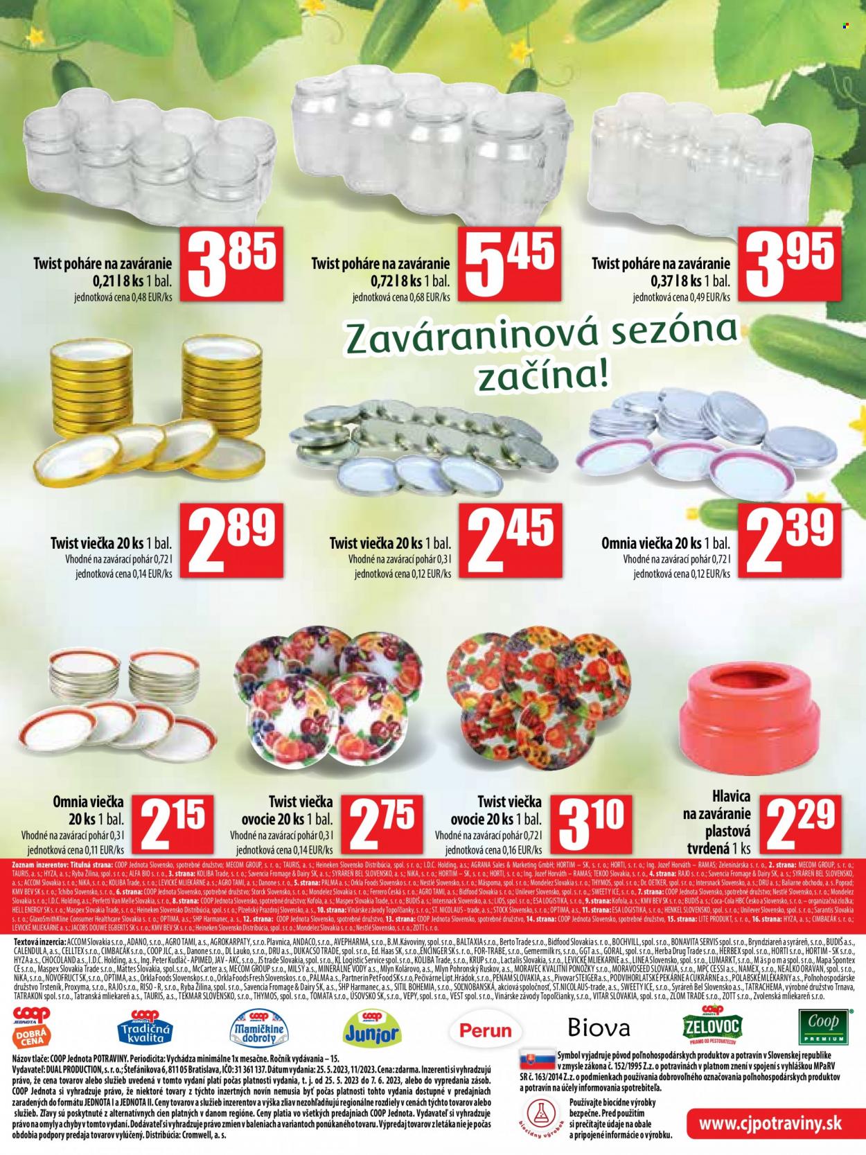 Leták COOP Jednota - 25.5.2023 - 7.6.2023. Strana 15