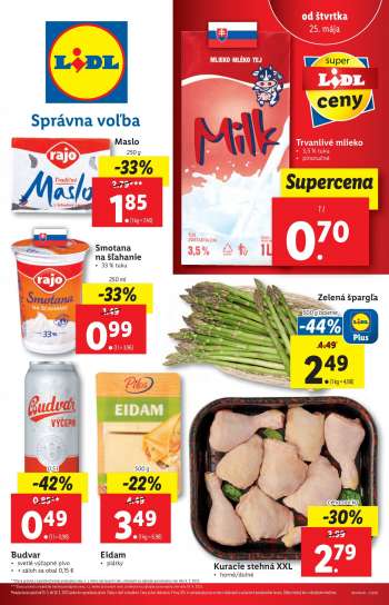 Leták Lidl - 25.5.2023 - 28.5.2023.