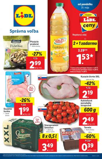 Leták Lidl - 29.5.2023 - 4.6.2023.