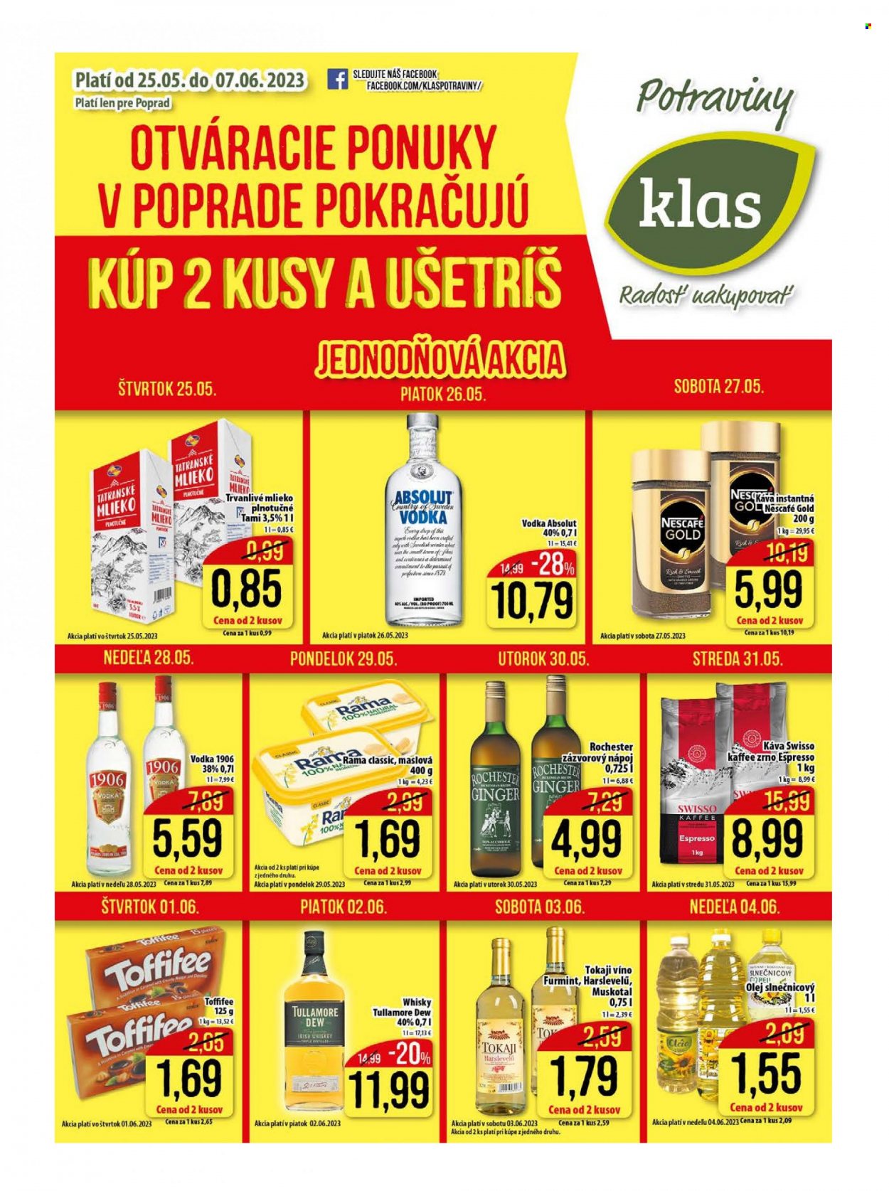 Leták Klas - 25.5.2023 - 7.6.2023. Strana 1