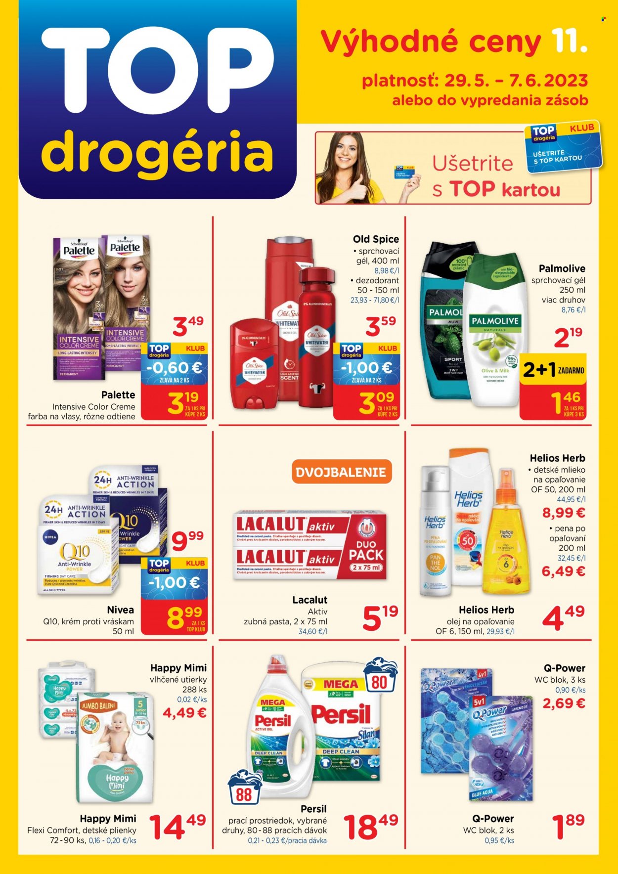 Leták TOP drogéria - 29.5.2023 - 7.6.2023. Strana 1