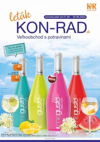 Leták KON-RAD - 1.6.2023 - 30.6.2023.