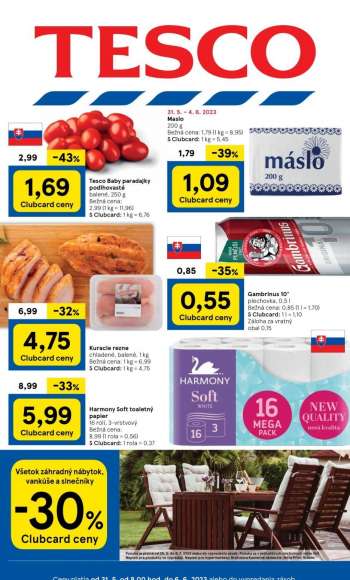 Leták TESCO - 31.5.2023 - 6.6.2023.