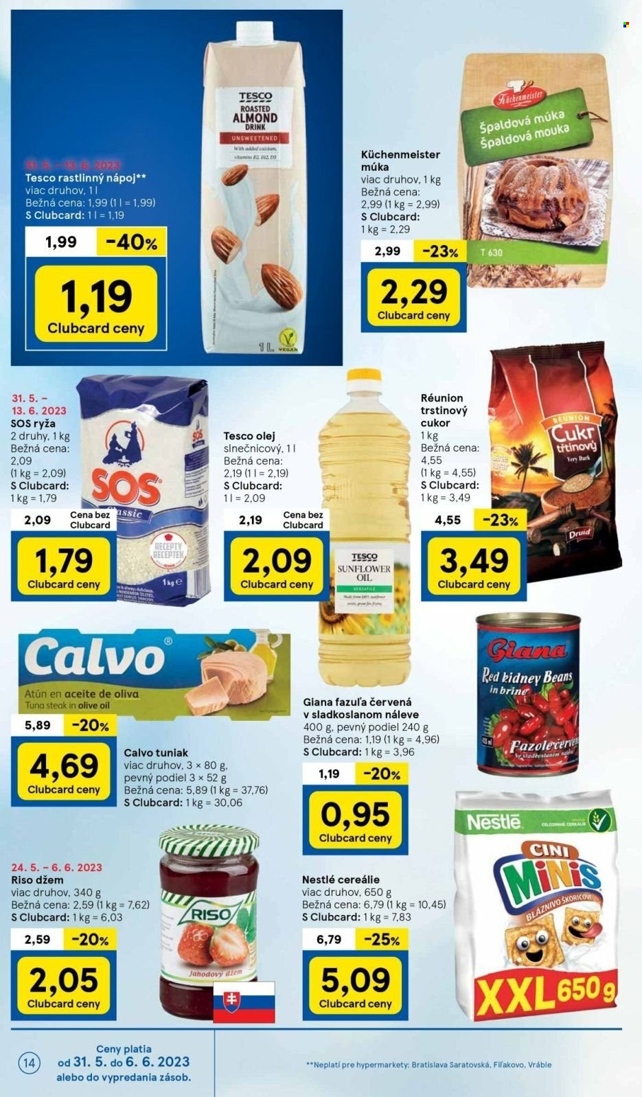 Leták TESCO - 31.5.2023 - 6.6.2023. Strana 14