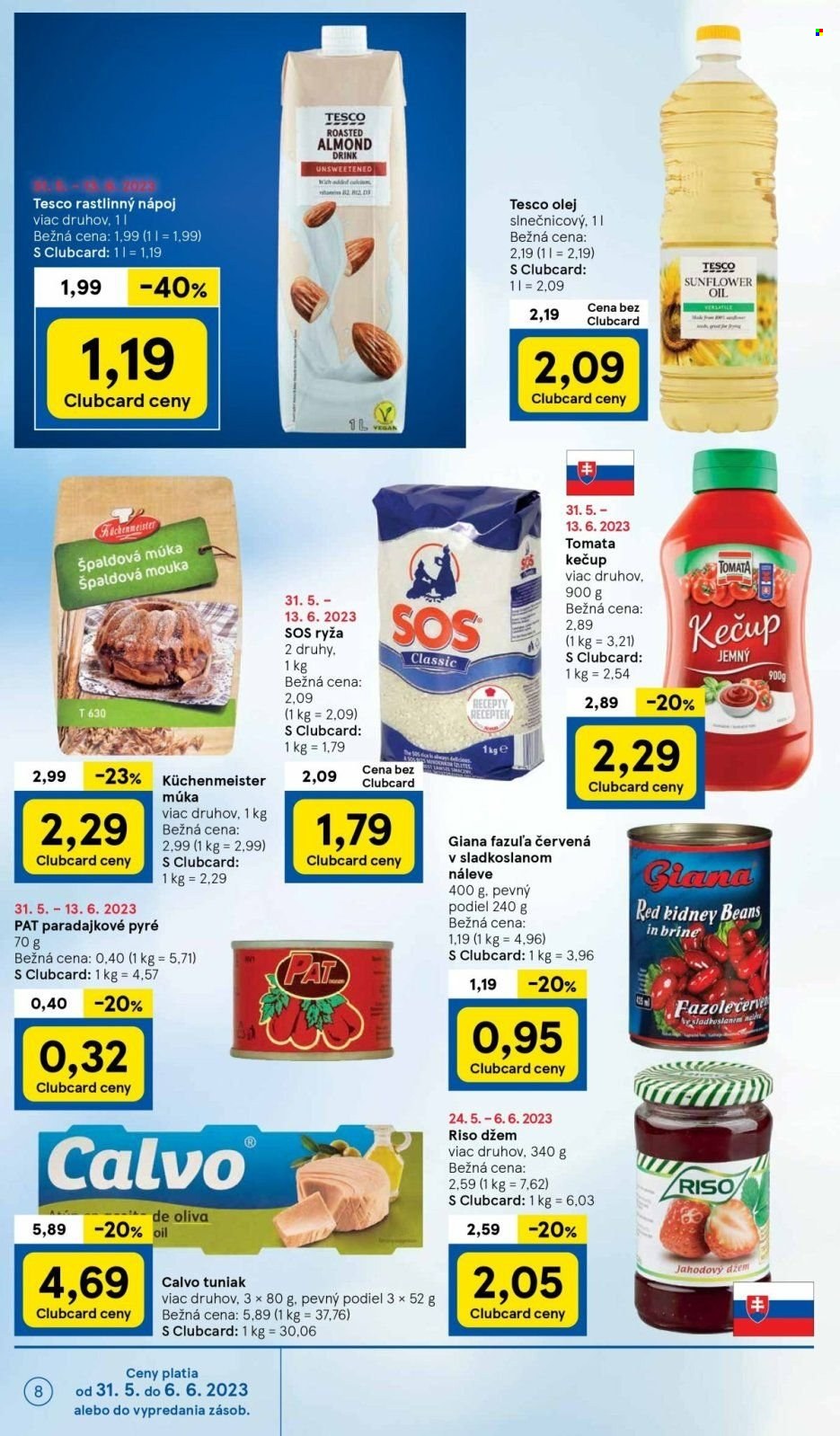 Leták TESCO supermarket - 31.5.2023 - 6.6.2023. Strana 8