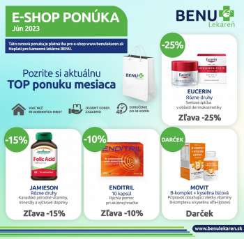 Leták BENU Lekáreň - 1.6.2023 - 30.6.2023.