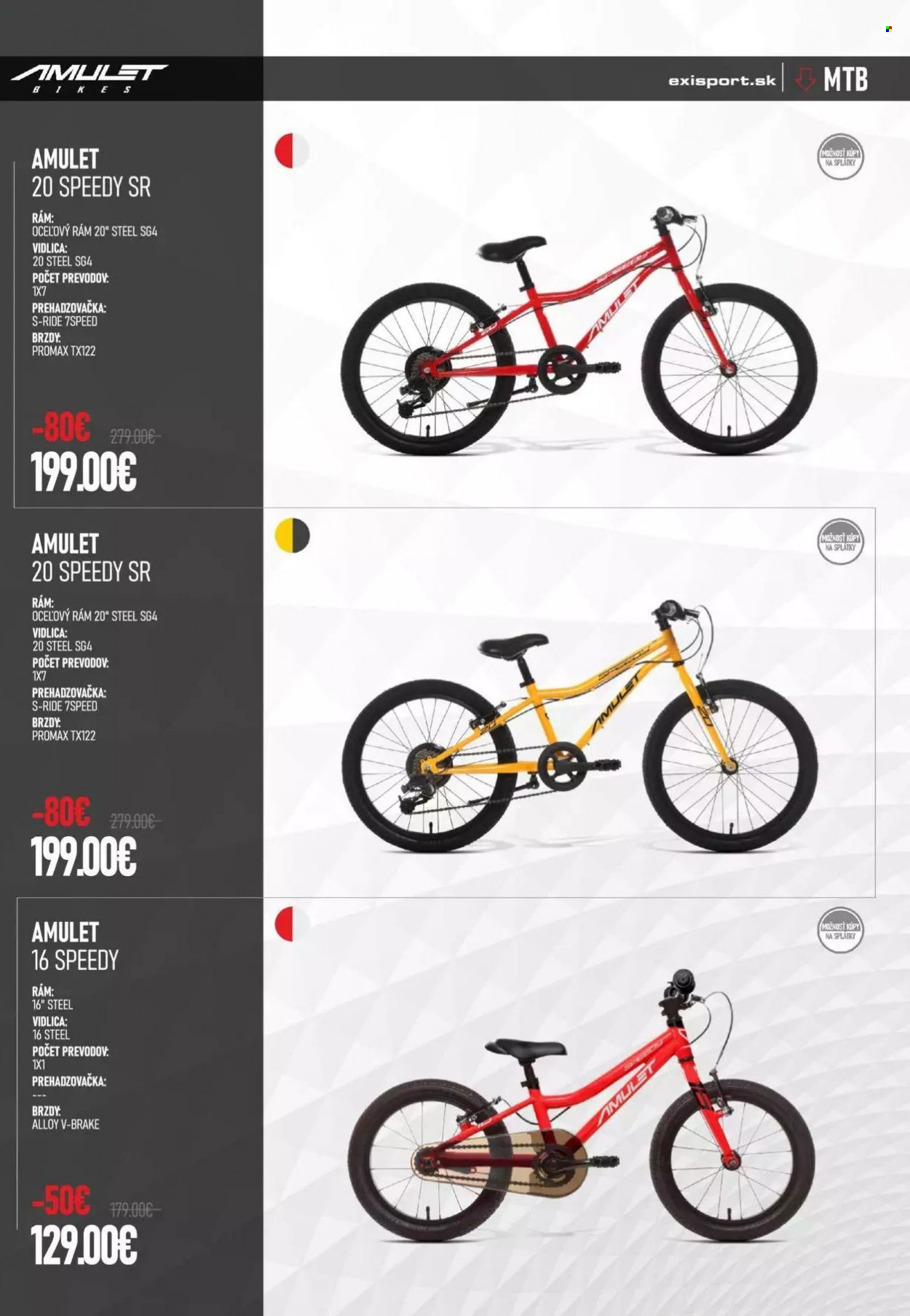 Leták Exisport. Strana 20