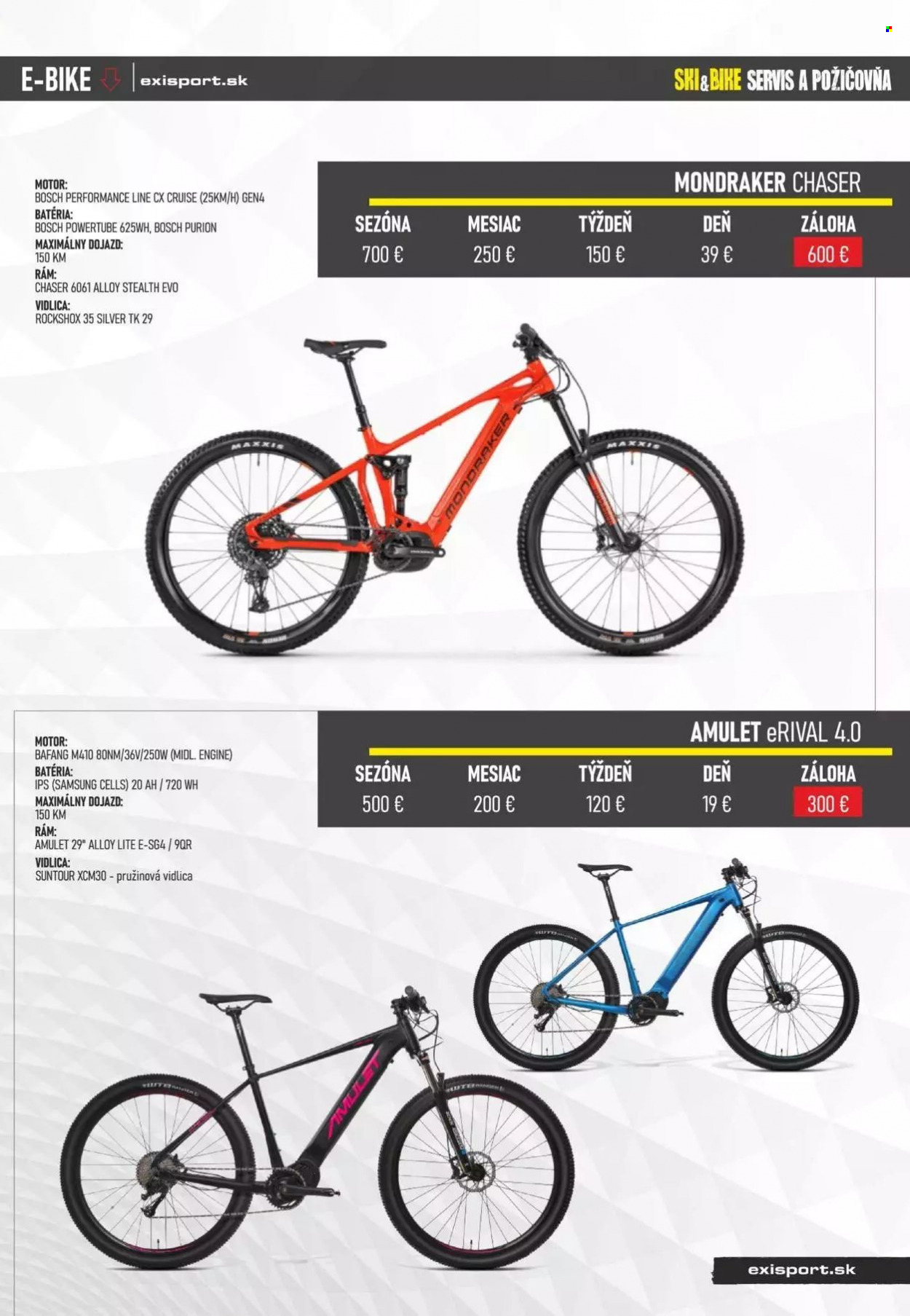 Leták Exisport. Strana 23