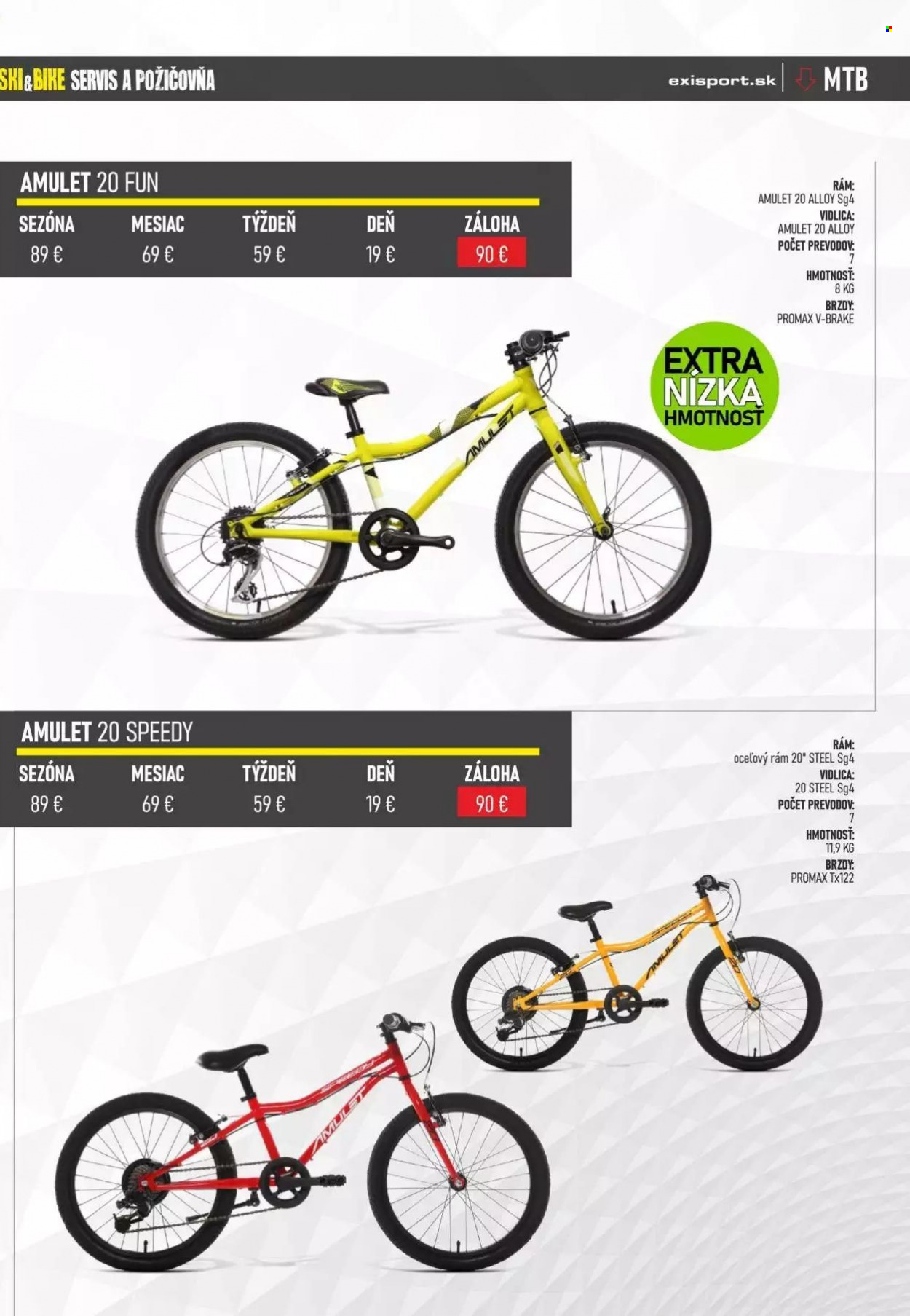 Leták Exisport. Strana 24