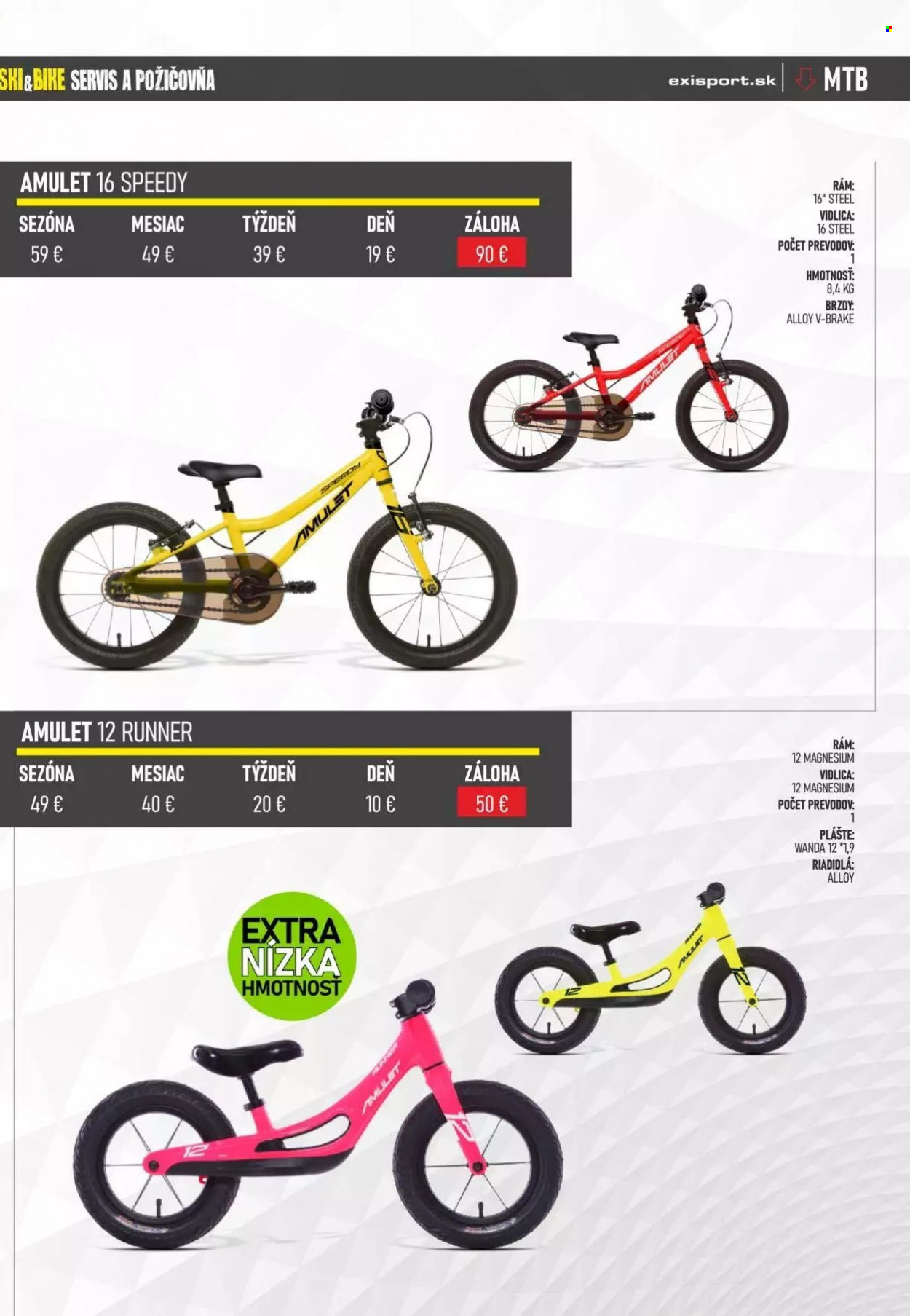 Leták Exisport. Strana 26