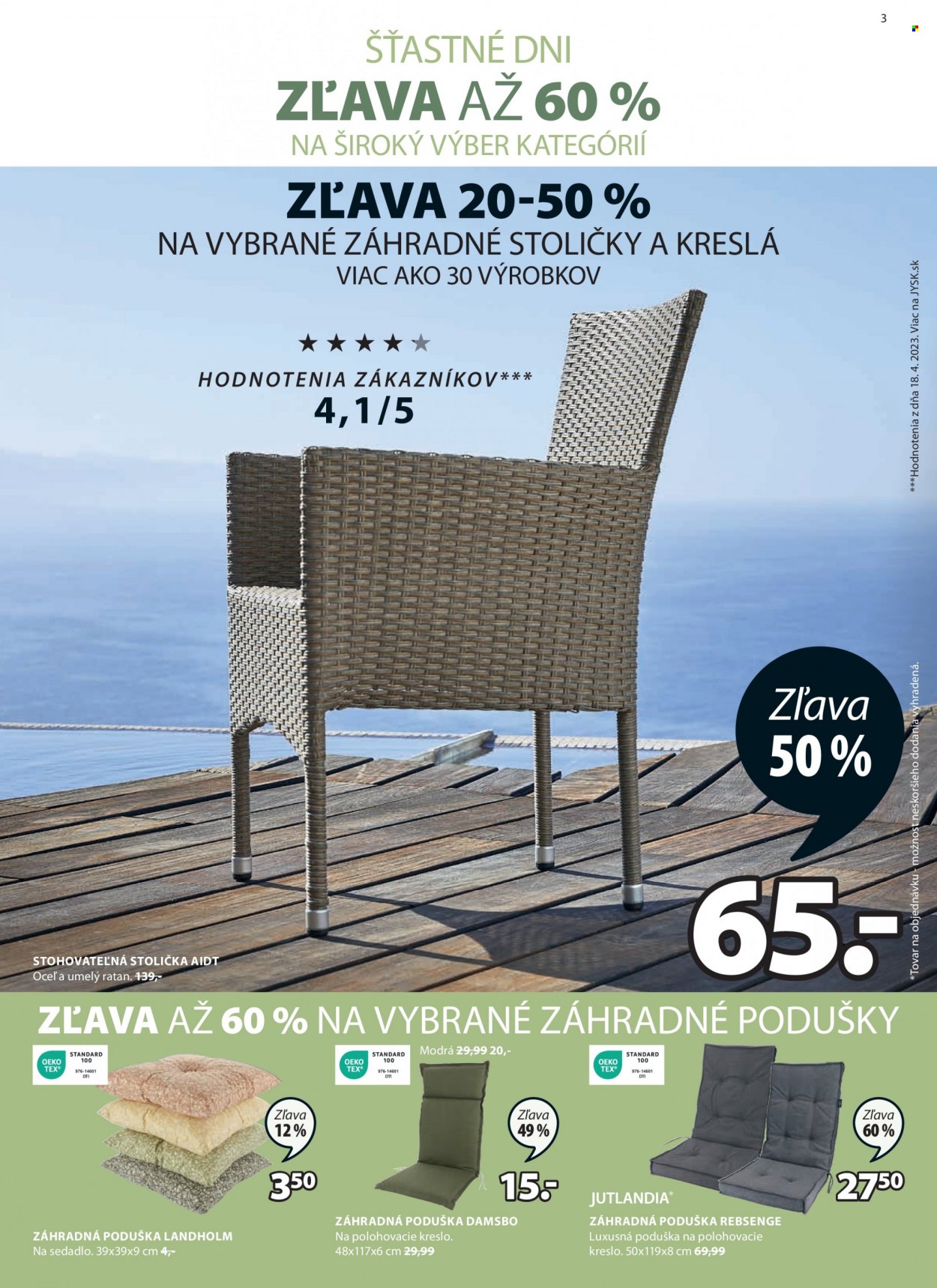 Leták JYSK - 31.5.2023 - 20.6.2023. Strana 3