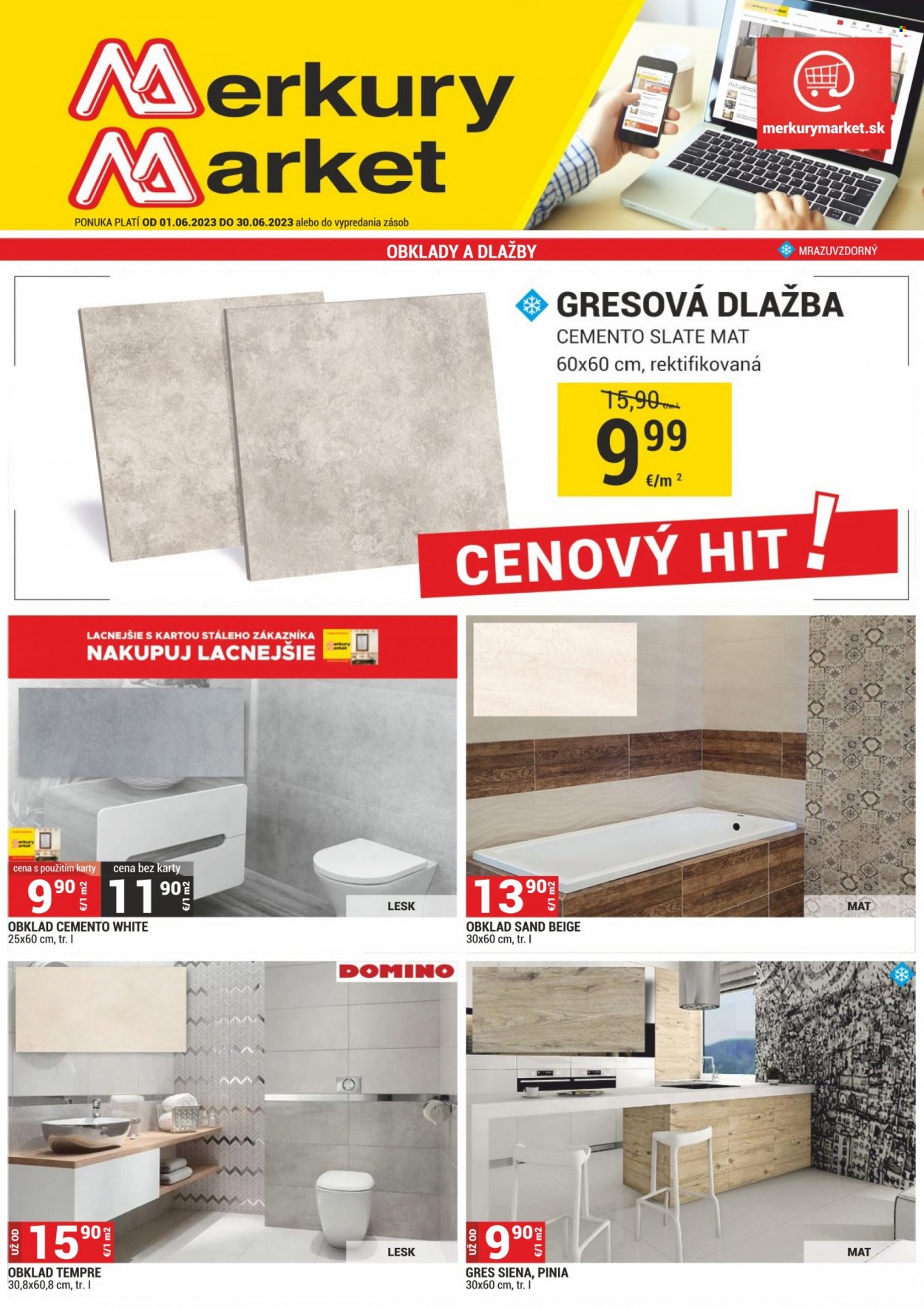Leták Merkury Market - 1.6.2023 - 30.6.2023. Strana 1