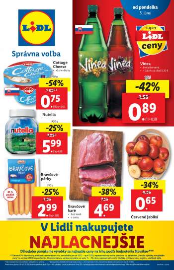 Leták Lidl - 5.6.2023 - 11.6.2023.