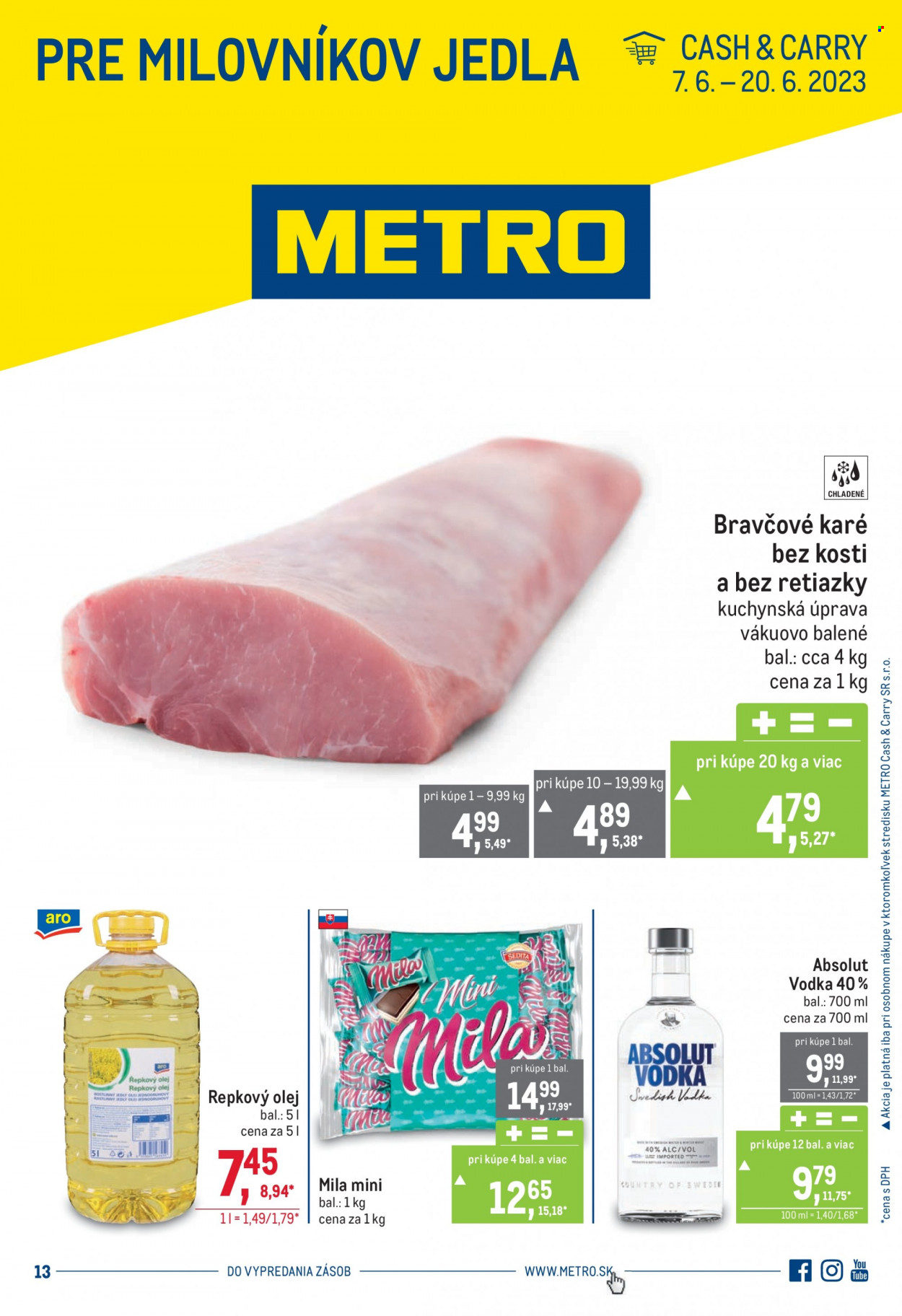Leták Metro - 7.6.2023 - 20.6.2023. Strana 1