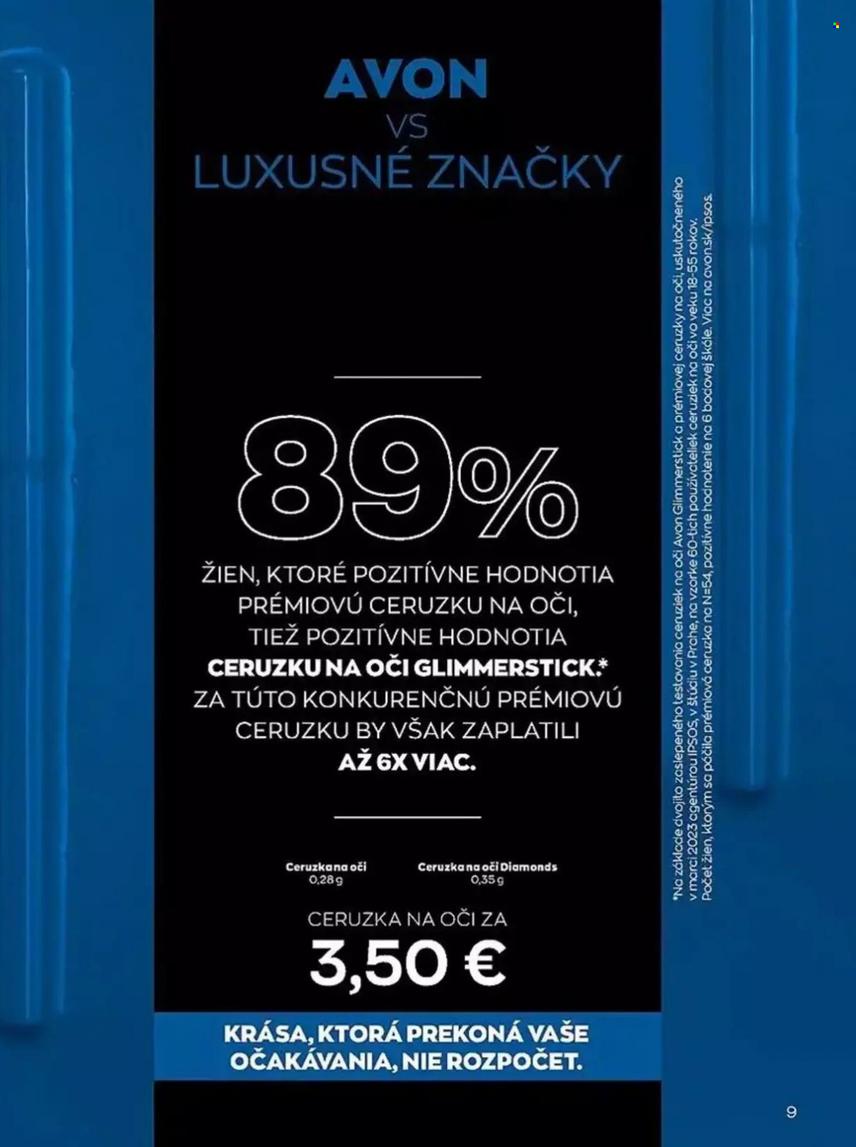 Leták Avon - 1.6.2023 - 30.6.2023. Strana 9