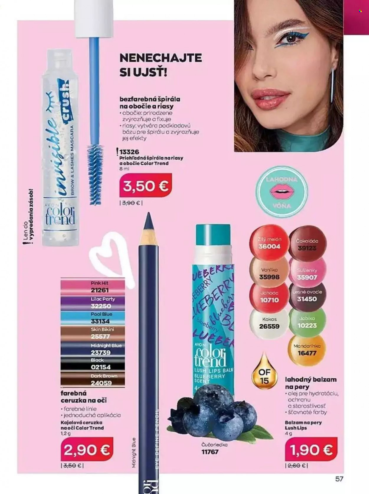 Leták Avon - 1.6.2023 - 30.6.2023. Strana 57