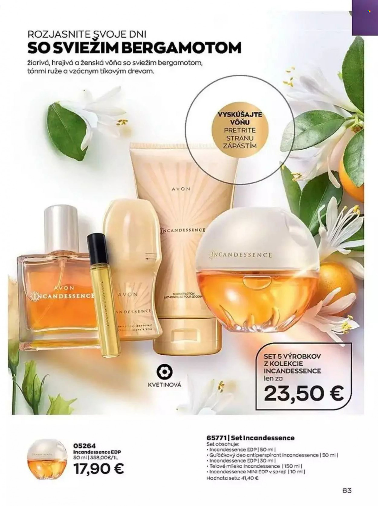 Leták Avon - 1.6.2023 - 30.6.2023. Strana 63