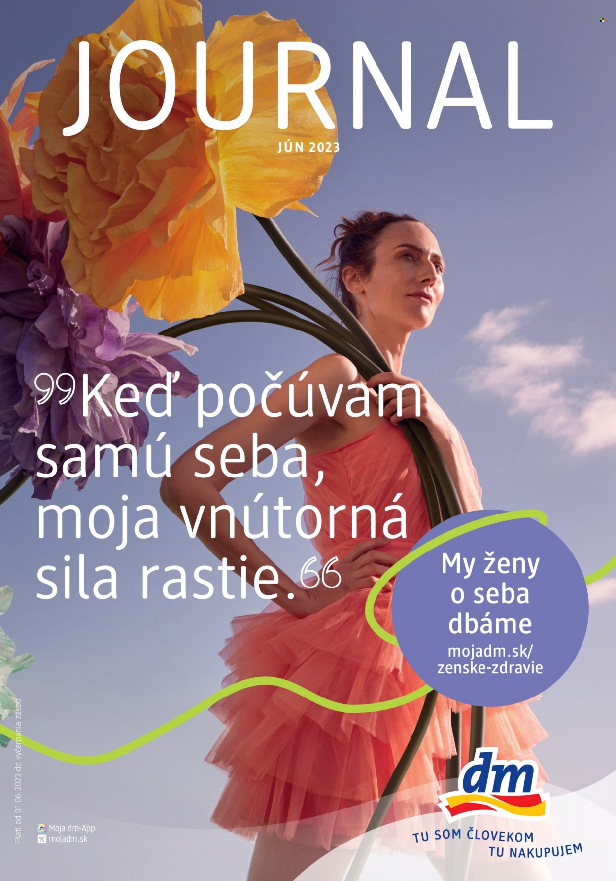 Leták dm drogerie - 1.6.2023 - 30.6.2023. Strana 1