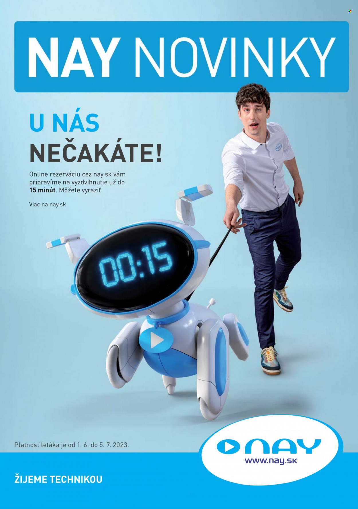 Leták NAY Elektrodom - 1.6.2023 - 5.7.2023. Strana 1