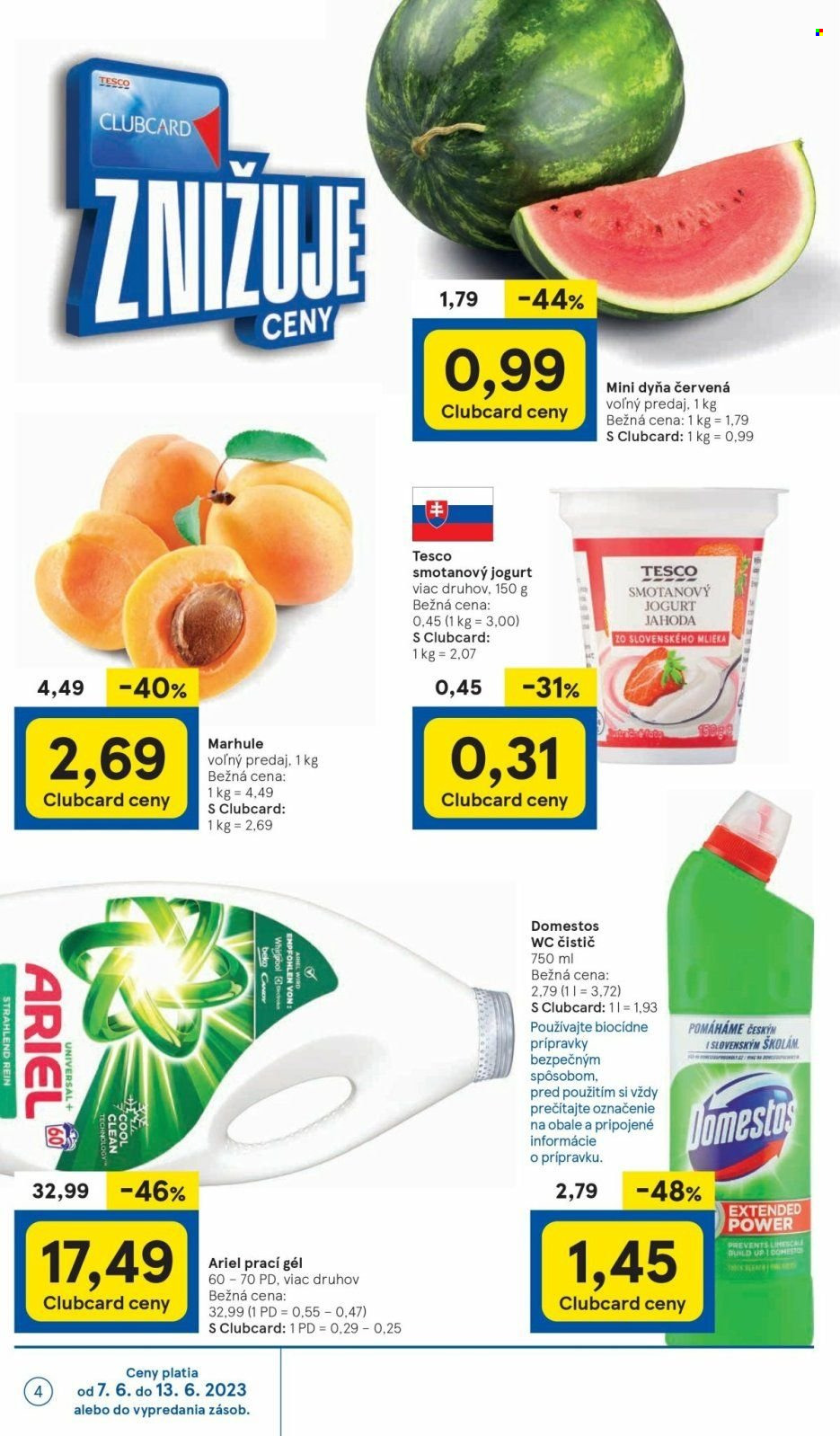 Leták TESCO supermarket - 7.6.2023 - 13.6.2023. Strana 4