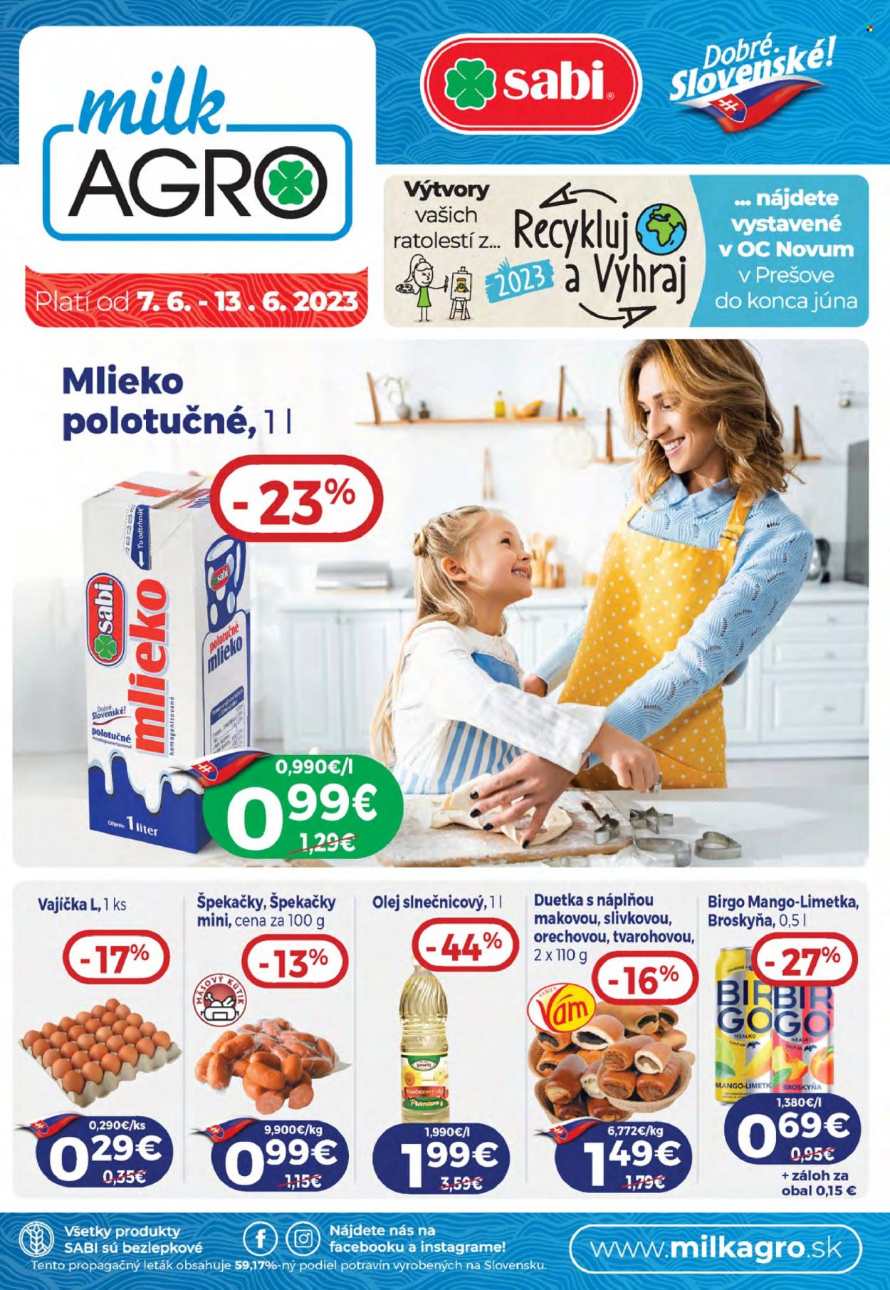 Leták Milk AGRO - 7.6.2023 - 13.6.2023. Strana 1