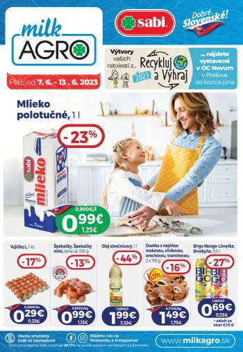 Leták Milk AGRO - 7.6.2023 - 13.6.2023.