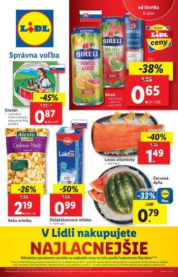 Leták Lidl - 5.6.2023 - 11.6.2023.