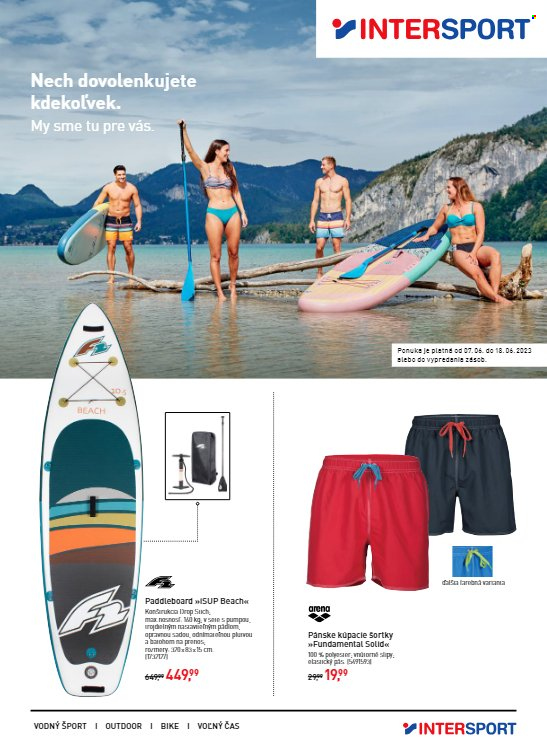 Leták Intersport - 7.6.2023 - 18.6.2023. Strana 1