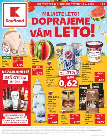 Leták Kaufland - 8.6.2023 - 14.6.2023.